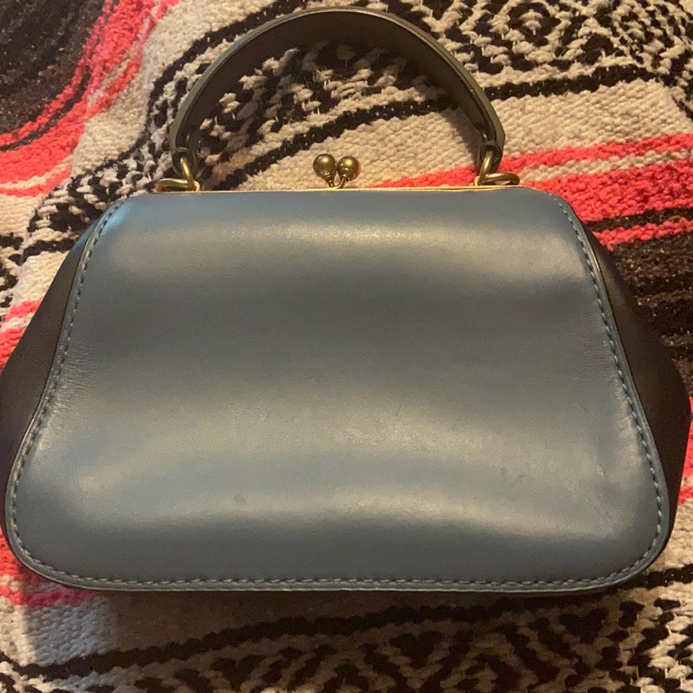 Used coach kisslock bag